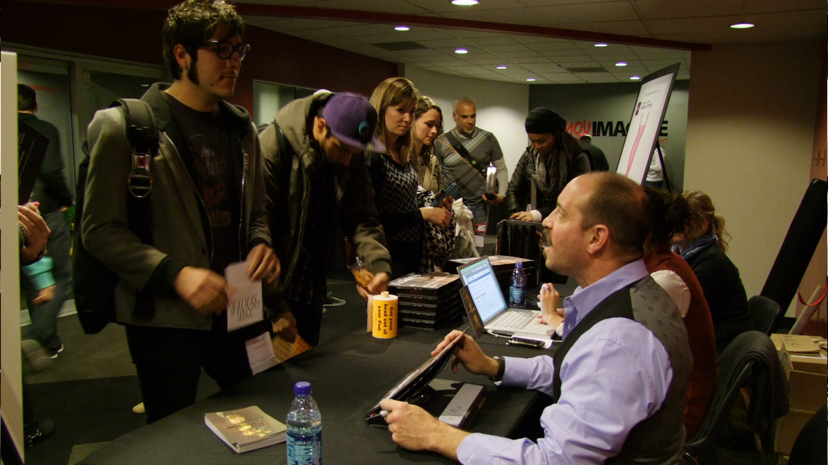 Booksigning at a Designer as Author series event