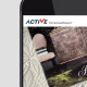 Active Website homepage displaying print portfolio