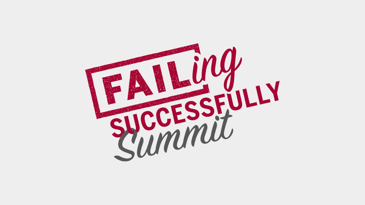 Failing Successfully Logo depicting the word "Fail" as a rubber stamp