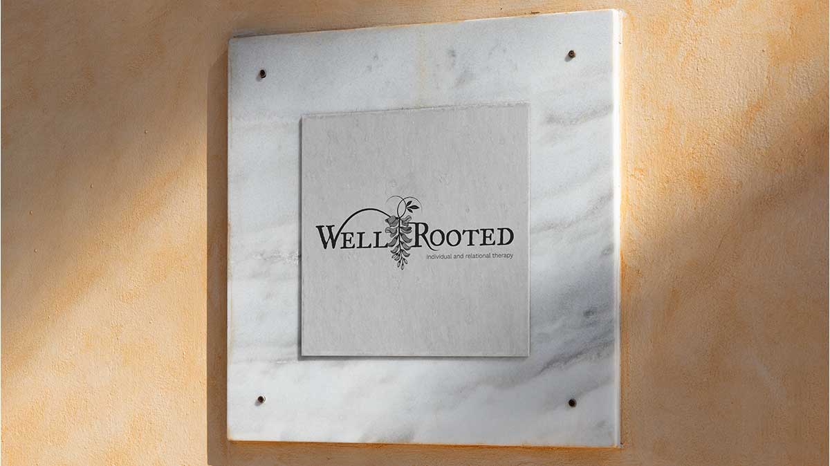 Well Rooted Logo and Sign